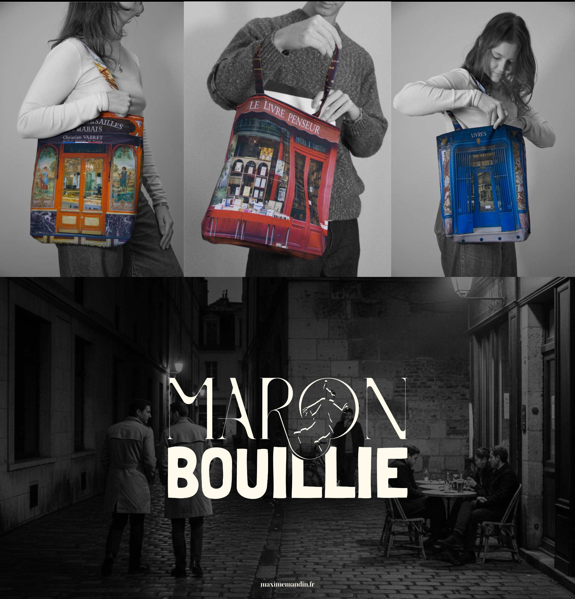Maron Bouillie — Paris se porte, visuel de campagne